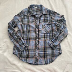 Light Blue Aerie Flannel
